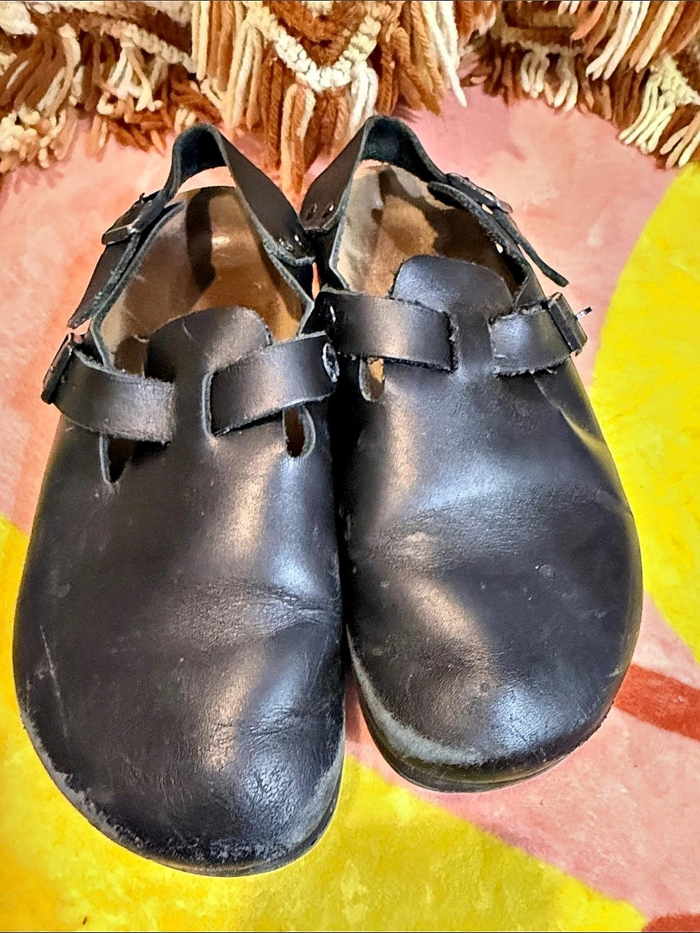 Birkenstock Tokio Clog Black Buckle Sandals